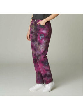 Size 16 Ice Dye Denim | Reclaimed High Rise Levi's 560 Mom Jeans